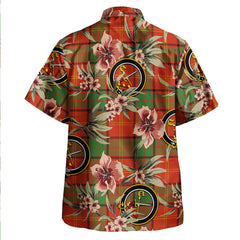 Clan Kirk Ancient Tartan Crest Badge Aloha Hawaiian Shirt Tropical Old Style OD18 Kirk Ancient Tartan Tartan Today   