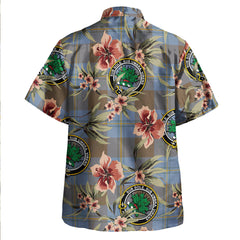 Clan Irvine of Bonshaw Weathered Tartan Crest Badge Aloha Hawaiian Shirt Tropical Old Style RY69 Irvine of Bonshaw Weathered Tartan Tartan Today   