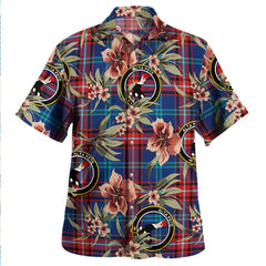 Clan Glenn Modern Tartan Crest Badge Aloha Hawaiian Shirt Tropical Old Style LY28 Glenn Modern Tartan Tartan Today   