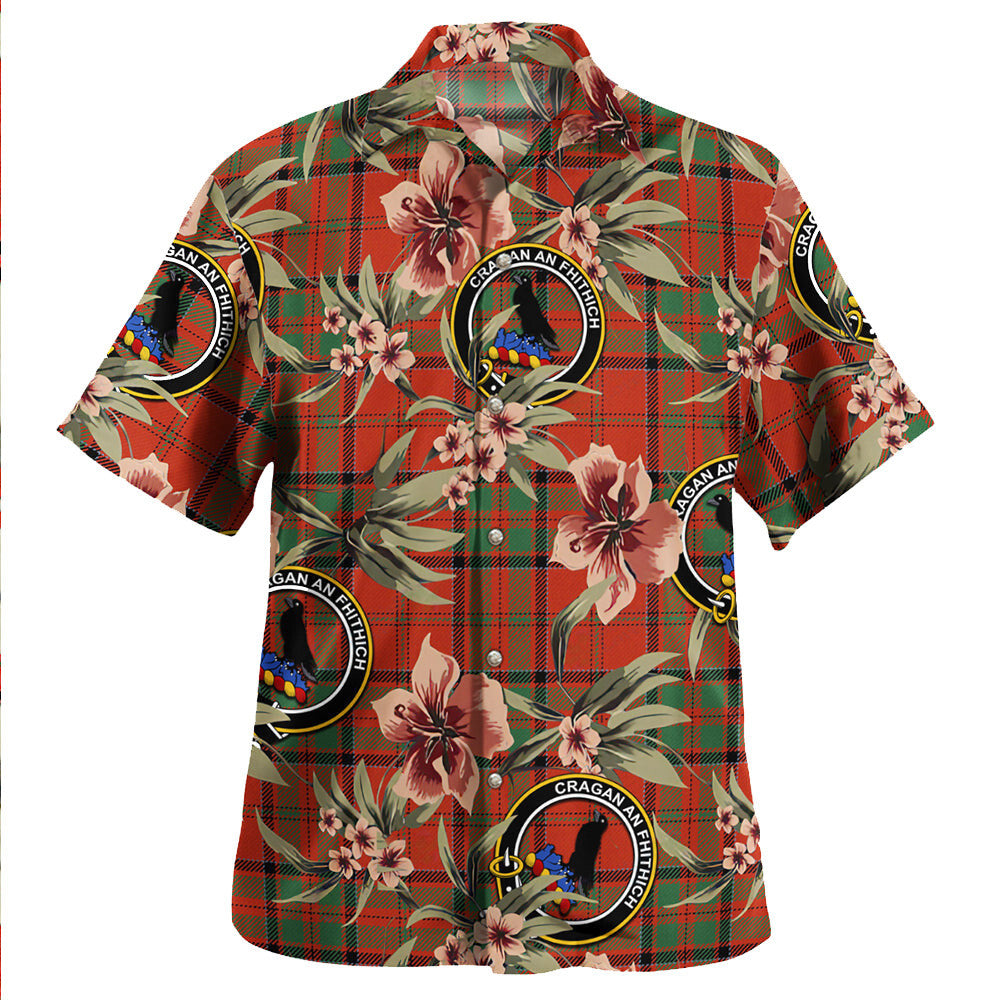 Clan MacDonell of Keppoch Modern Tartan Crest Badge Aloha Hawaiian Shirt Tropical Old Style SS40 MacDonell of Keppoch Modern Tartan Tartan Today   