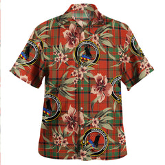 Clan MacDonell of Keppoch Modern Tartan Crest Badge Aloha Hawaiian Shirt Tropical Old Style SS40 MacDonell of Keppoch Modern Tartan Tartan Today   