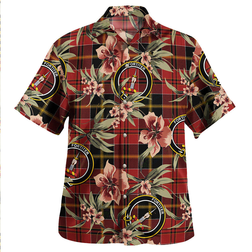 Clan MacAlister of Skye Modern Tartan Crest Badge Aloha Hawaiian Shirt Tropical Old Style SV24 MacAlister of Skye Modern Tartan Tartan Today   