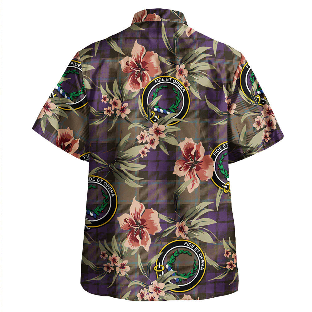Clan MacArthur of Milton Weathered Tartan Crest Badge Aloha Hawaiian Shirt Tropical Old Style KE49 MacArthur of Milton Weathered Tartan Tartan Today   