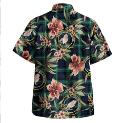 Clan Lamont (MacLamont) Modern Tartan Crest Badge Aloha Hawaiian Shirt Tropical Old Style RH34 Lamont (MacLamont) Modern Tartan Tartan Today   
