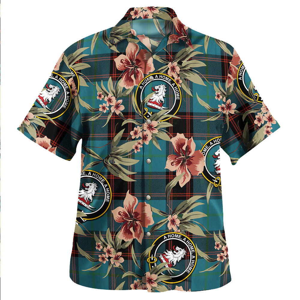 Clan Home Ancient Tartan Crest Badge Aloha Hawaiian Shirt Tropical Old Style PT51 Home Ancient Tartan Tartan Today   