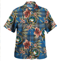 Clan Kinnaird Ancient Tartan Crest Badge Aloha Hawaiian Shirt Tropical Old Style DT99 Kinnaird Ancient Tartan Tartan Today   