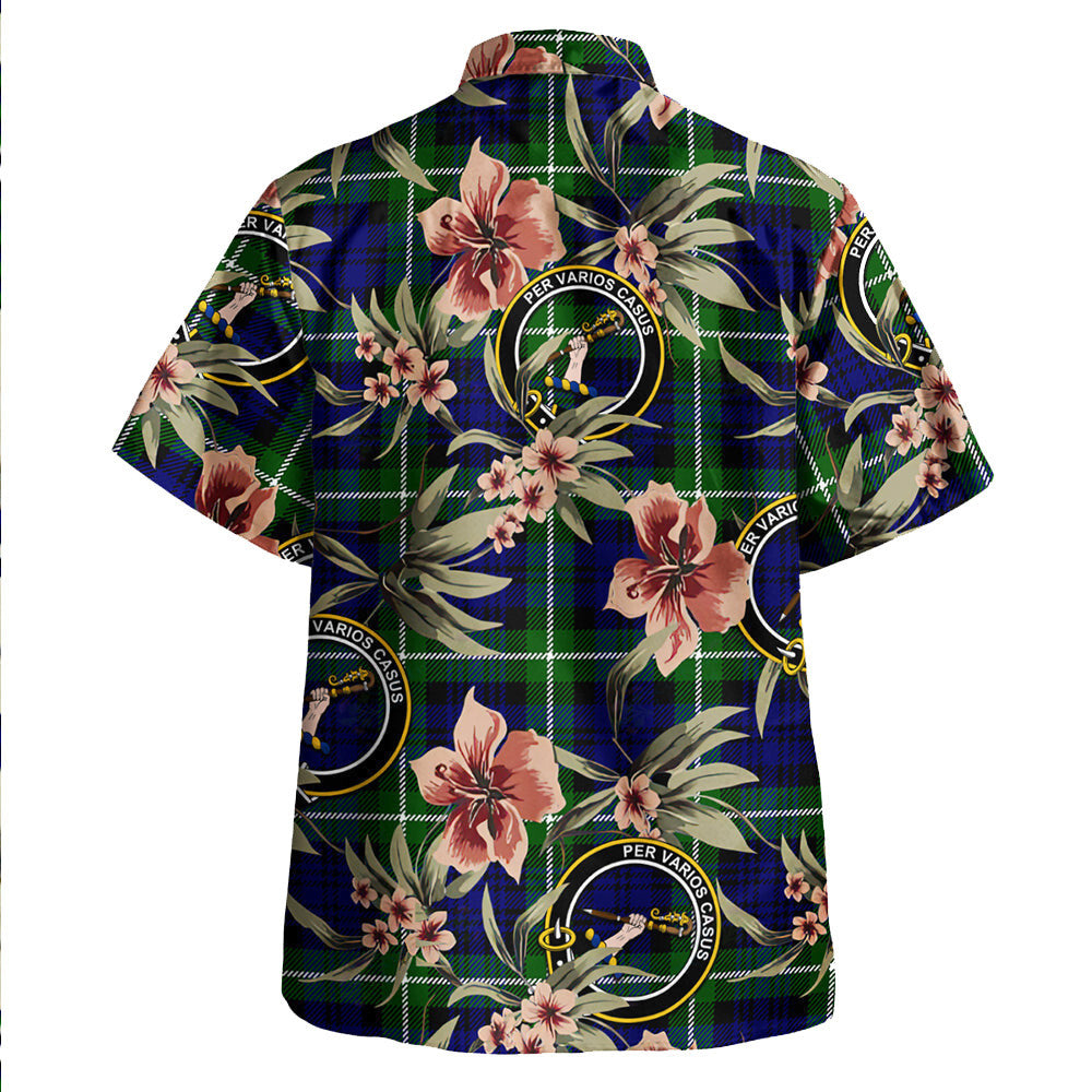 Clan Lammie Tartan Crest Badge Aloha Hawaiian Shirt Tropical Old Style JO99 Lammie Tartan Tartan Today   