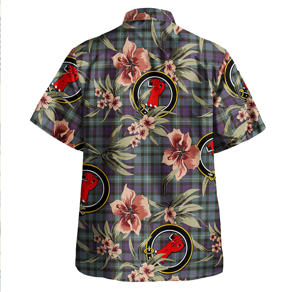 Clan MacBride Weathered Tartan Crest Badge Aloha Hawaiian Shirt Tropical Old Style OU70 MacBride Weathered Tartan Tartan Today   