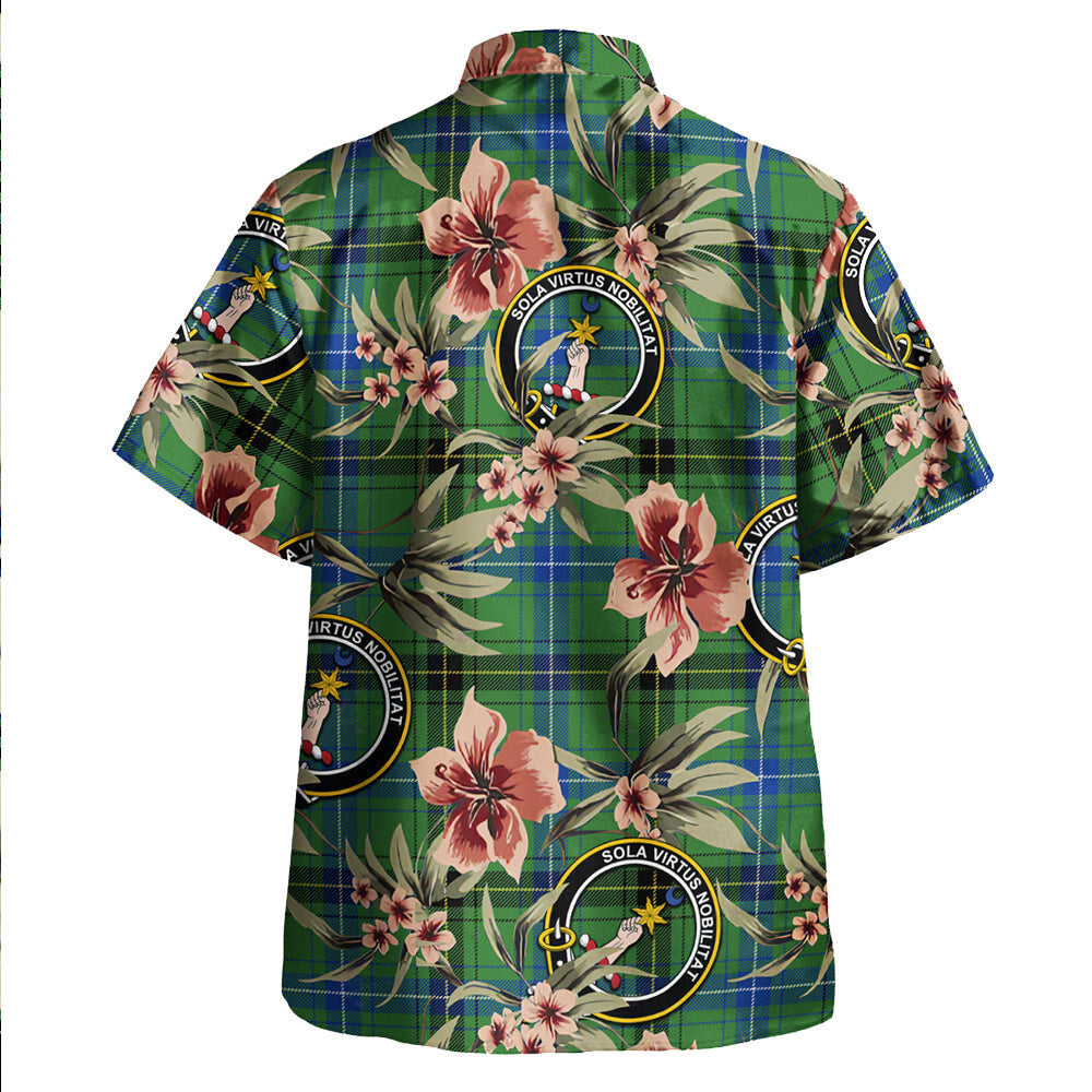 Henderson Modern Tartan Clan Crest Badge Aloha Hawaiian Shirt Tropical Old Style NT85 Henderson Modern Tartan Tartan Today   