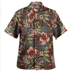 Clan MacAlister of Glenbarr Hunting (MacAlister of Glenbarr Hunting) Weathered Tartan Crest Badge Aloha Hawaiian Shirt Tropical Old Style JI23 MacAlister of Glenbarr Hunting (MacAlister of Glenbarr Hunting) Weathered Tartan Tartan Today   