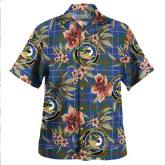 Clan Edmonstone Ancient Tartan Crest Badge Aloha Hawaiian Shirt Tropical Old Style OU55 Edmonstone Ancient Tartan Tartan Today   
