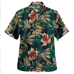Clan Keith (Marshall) Modern Tartan Crest Badge Aloha Hawaiian Shirt Tropical Old Style NG43 Keith (Marshall) Modern Tartan Tartan Today   