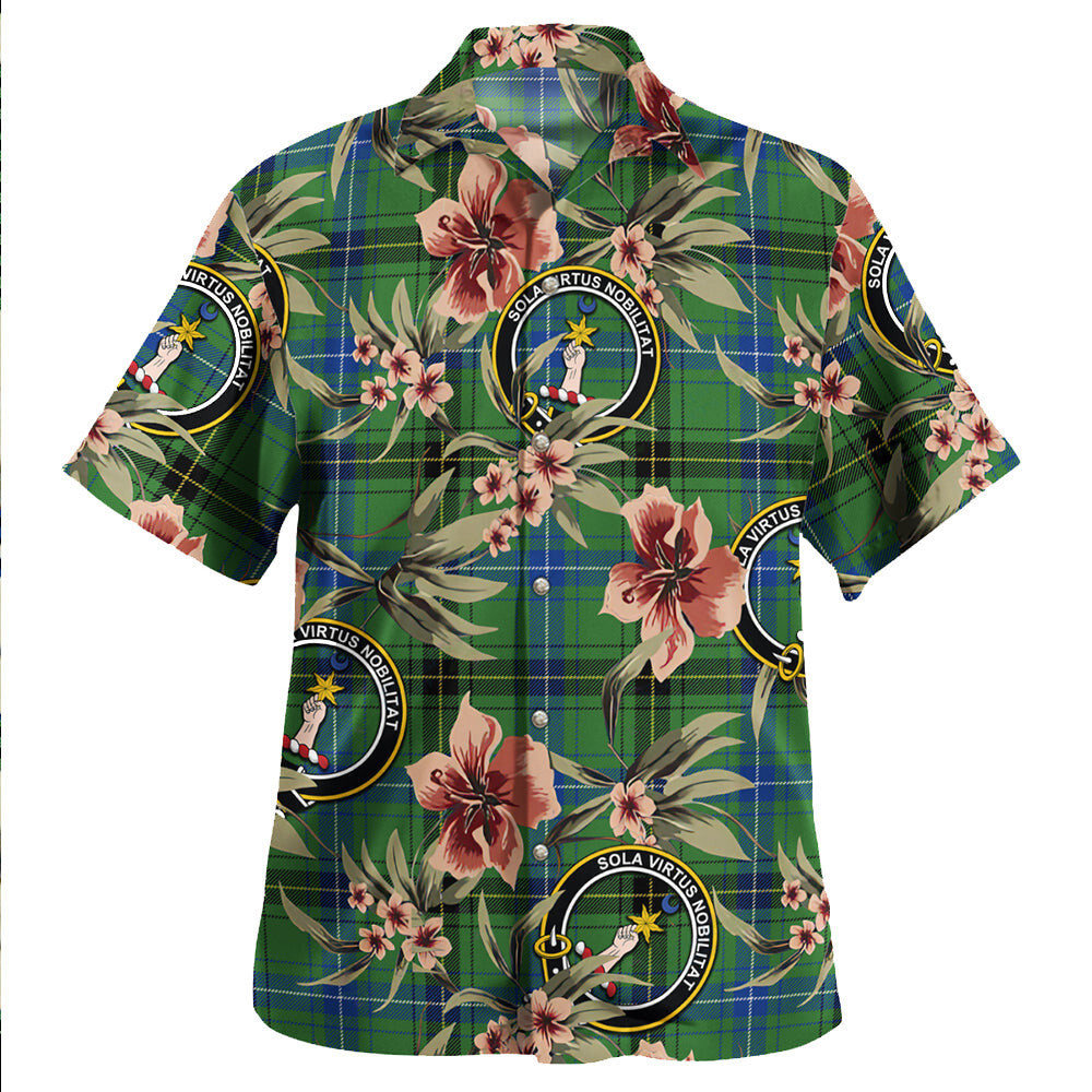 Henderson Modern Tartan Clan Crest Badge Aloha Hawaiian Shirt Tropical Old Style NT85 Henderson Modern Tartan Tartan Today   
