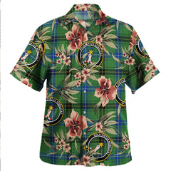 Henderson Modern Tartan Clan Crest Badge Aloha Hawaiian Shirt Tropical Old Style NT85 Henderson Modern Tartan Tartan Today   