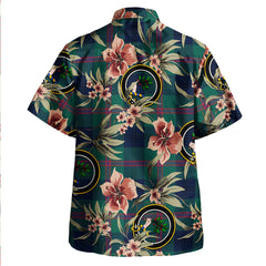 Clan Laurie Modern Tartan Crest Badge Aloha Hawaiian Shirt Tropical Old Style KP60 Laurie Modern Tartan Tartan Today   