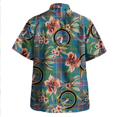 Clan Hart Ancient Tartan Crest Badge Aloha Hawaiian Shirt Tropical Old Style GW13 Hart Ancient Tartan Tartan Today   