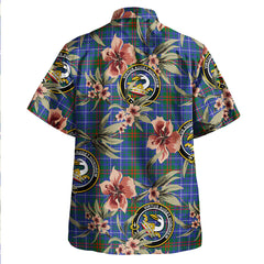 Clan Edmonstone Ancient Tartan Crest Badge Aloha Hawaiian Shirt Tropical Old Style OU55 Edmonstone Ancient Tartan Tartan Today   