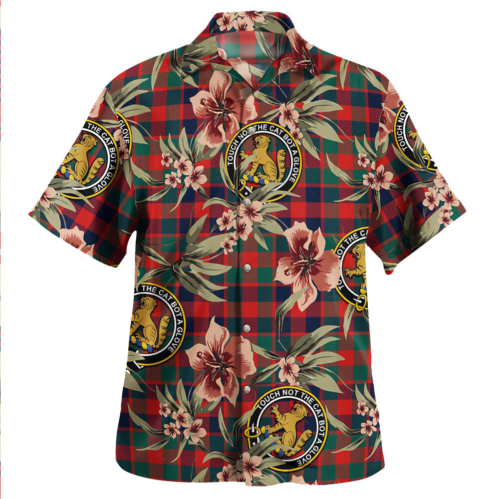 Clan MacGowan (Gow) Modern Tartan Crest Badge Aloha Hawaiian Shirt Tropical Old Style SX24 MacGowan (Gow) Modern Tartan Tartan Today   