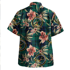 Clan Keith (Marshall) Modern Tartan Crest Badge Aloha Hawaiian Shirt Tropical Old Style NG43 Keith (Marshall) Modern Tartan Tartan Today   