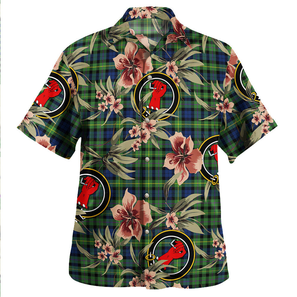 Clan MacBride Modern Tartan Crest Badge Aloha Hawaiian Shirt Tropical Old Style BI50 MacBride Modern Tartan Tartan Today   