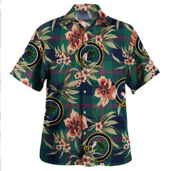 Clan Laurie Modern Tartan Crest Badge Aloha Hawaiian Shirt Tropical Old Style KP60 Laurie Modern Tartan Tartan Today   