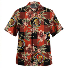 Clan MacGregor Rob Roy (Gregor Red & Black) Ancient Tartan Crest Badge Aloha Hawaiian Shirt Tropical Old Style QD82 MacGregor Rob Roy (Gregor Red & Black) Ancient Tartan Tartan Today   