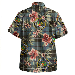 Clan Douglas Weathered Tartan Crest Badge Aloha Hawaiian Shirt Tropical Old Style IA82 Douglas Weathered Tartan Tartan Today   