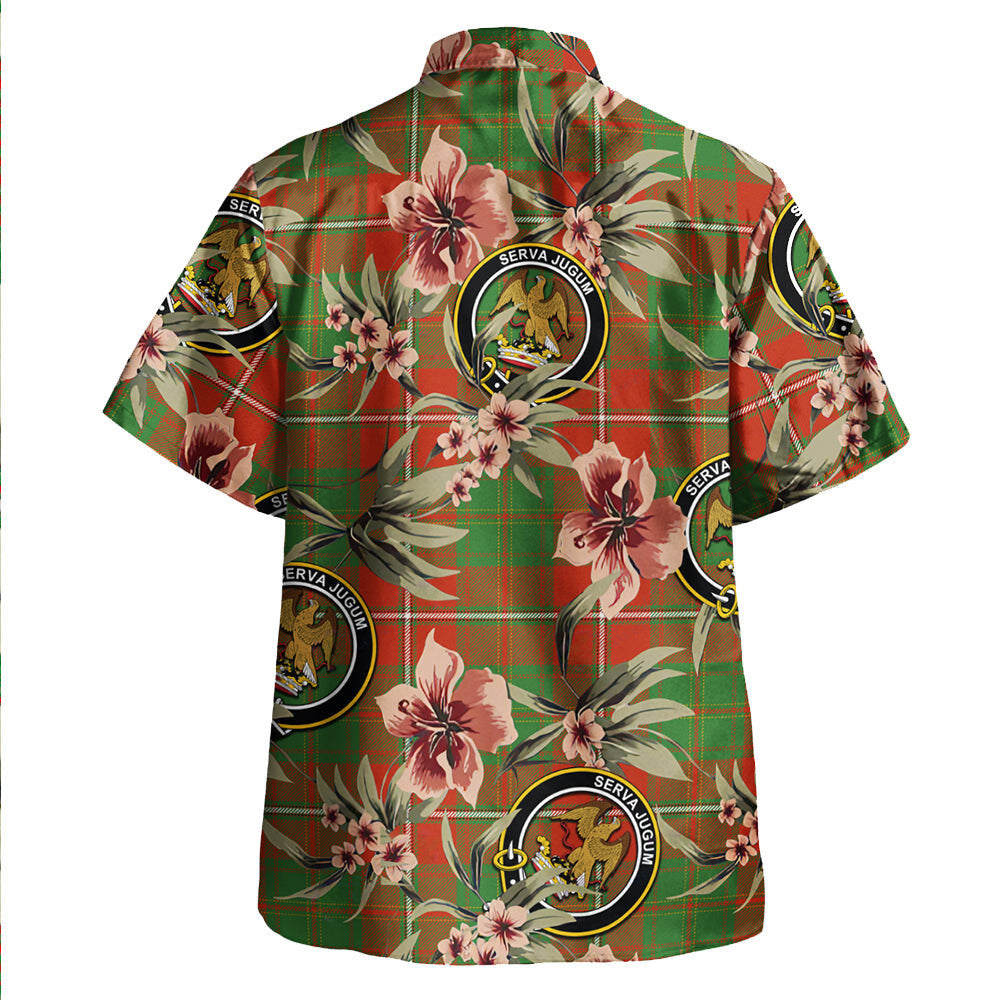 Clan Hay Ancient Tartan Crest Badge Aloha Hawaiian Shirt Tropical Old Style GM86 Hay Ancient Tartan Tartan Today   