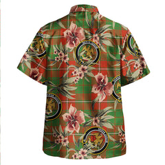 Clan Hay Ancient Tartan Crest Badge Aloha Hawaiian Shirt Tropical Old Style GM86 Hay Ancient Tartan Tartan Today   