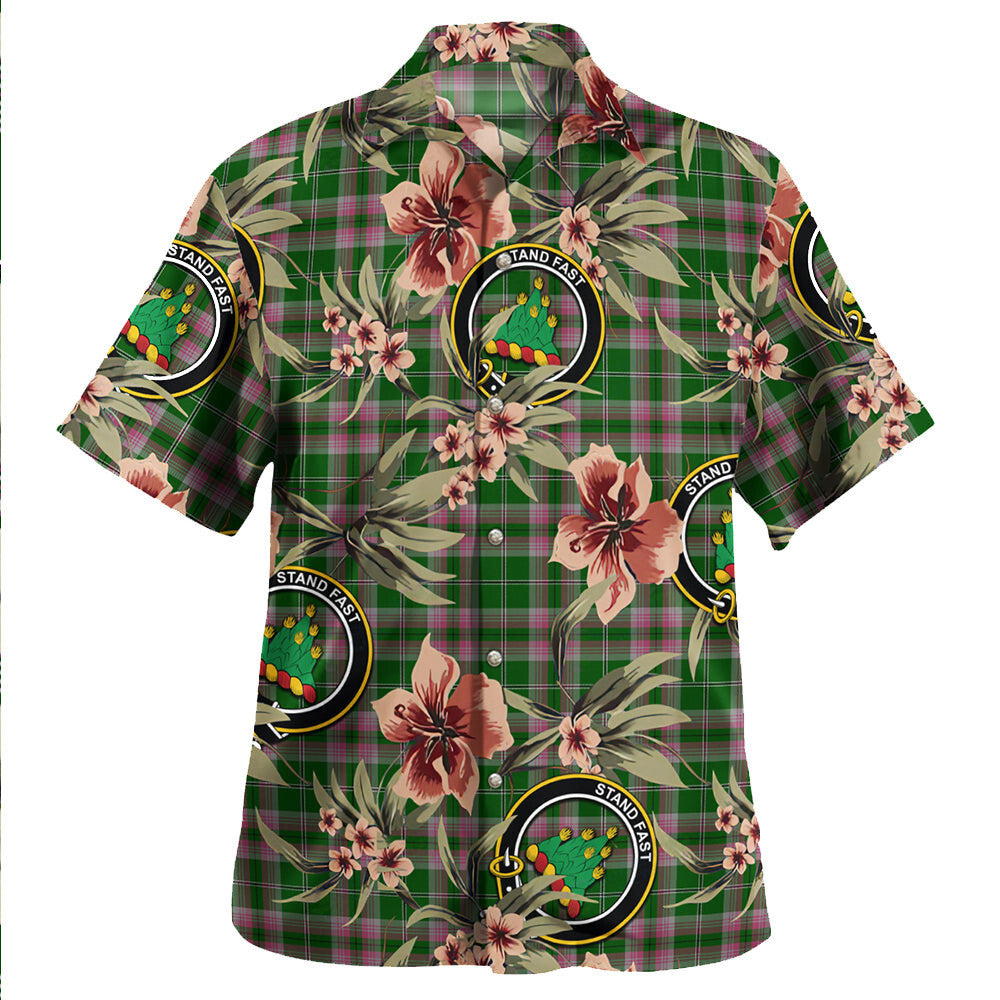 Gray Tartan Clan Crest Badge Aloha Hawaiian Shirt Tropical Old Style TR21 Gray Tartan Tartan Today   