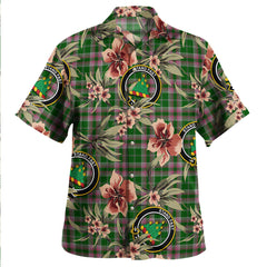 Gray Tartan Clan Crest Badge Aloha Hawaiian Shirt Tropical Old Style TR21 Gray Tartan Tartan Today   