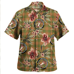 Clan Donachie of Brockloch Hunting Modern Tartan Crest Badge Aloha Hawaiian Shirt Tropical Old Style AM23 Donachie of Brockloch Hunting Modern Tartan Tartan Today   