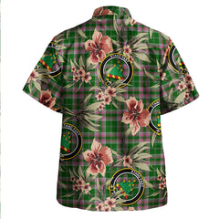 Gray Tartan Clan Crest Badge Aloha Hawaiian Shirt Tropical Old Style TR21 Gray Tartan Tartan Today   