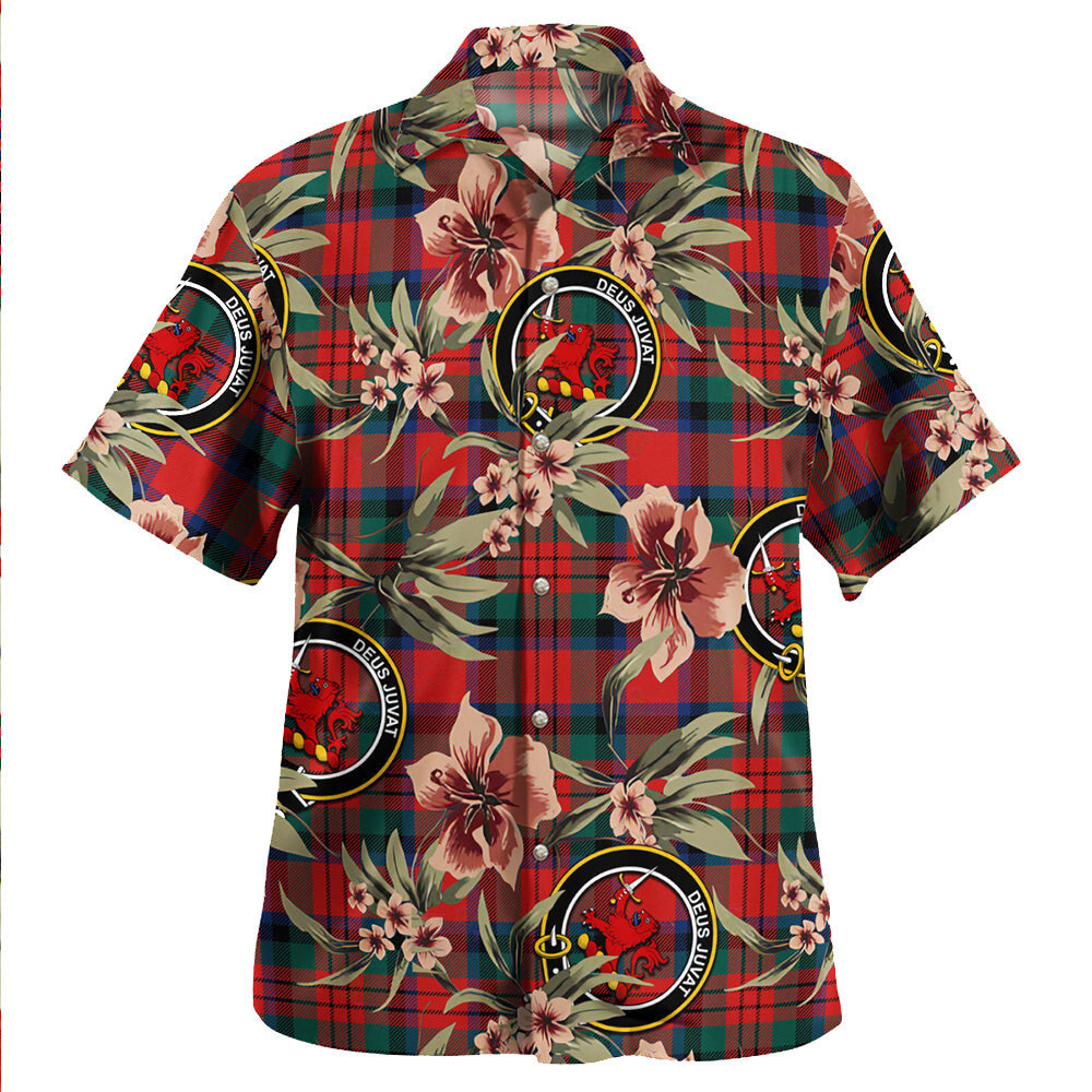 Clan MacDuff Modern Tartan Crest Badge Aloha Hawaiian Shirt Tropical Old Style YI71 MacDuff Modern Tartan Tartan Today   