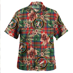 Clan MacCulloch Modern Tartan Crest Badge Aloha Hawaiian Shirt Tropical Old Style VJ44 MacCulloch Modern Tartan Tartan Today   
