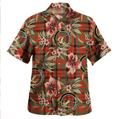 Clan Lumsden of Kintore Ancient Tartan Crest Badge Aloha Hawaiian Shirt Tropical Old Style AG49 Lumsden of Kintore Ancient Tartan Tartan Today   