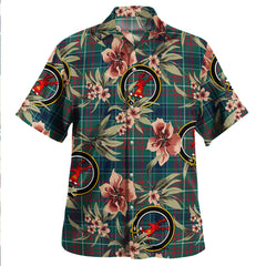 Clan MacConnell Modern Tartan Crest Badge Aloha Hawaiian Shirt Tropical Old Style CN96 MacConnell Modern Tartan Tartan Today   