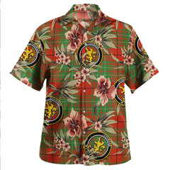 Clan Cumming (MacAulay #2) Ancient Tartan Crest Badge Aloha Hawaiian Shirt Tropical Old Style IJ84 Cumming (MacAulay #2) Ancient Tartan Tartan Today   