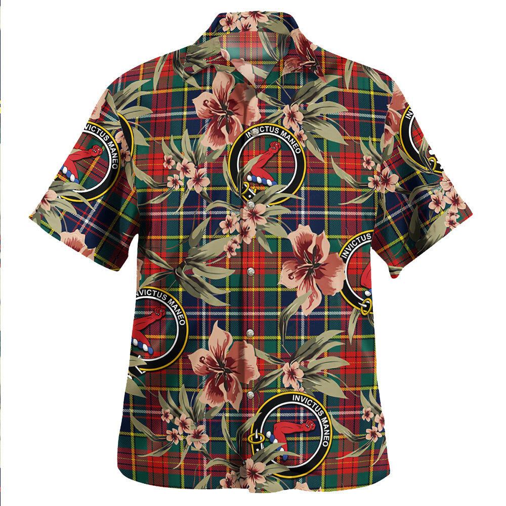 Clan Crozier Modern Tartan Crest Badge Aloha Hawaiian Shirt Tropical Old Style TQ16 Crozier Modern Tartan Tartan Today   