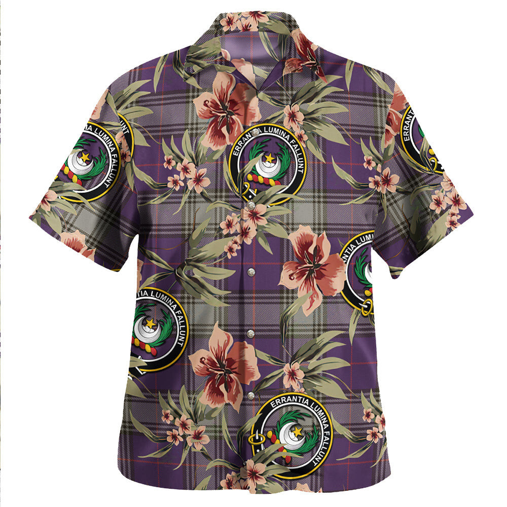 Clan Kinnaird Weathered Tartan Crest Badge Aloha Hawaiian Shirt Tropical Old Style AH45 Kinnaird Weathered Tartan Tartan Today   