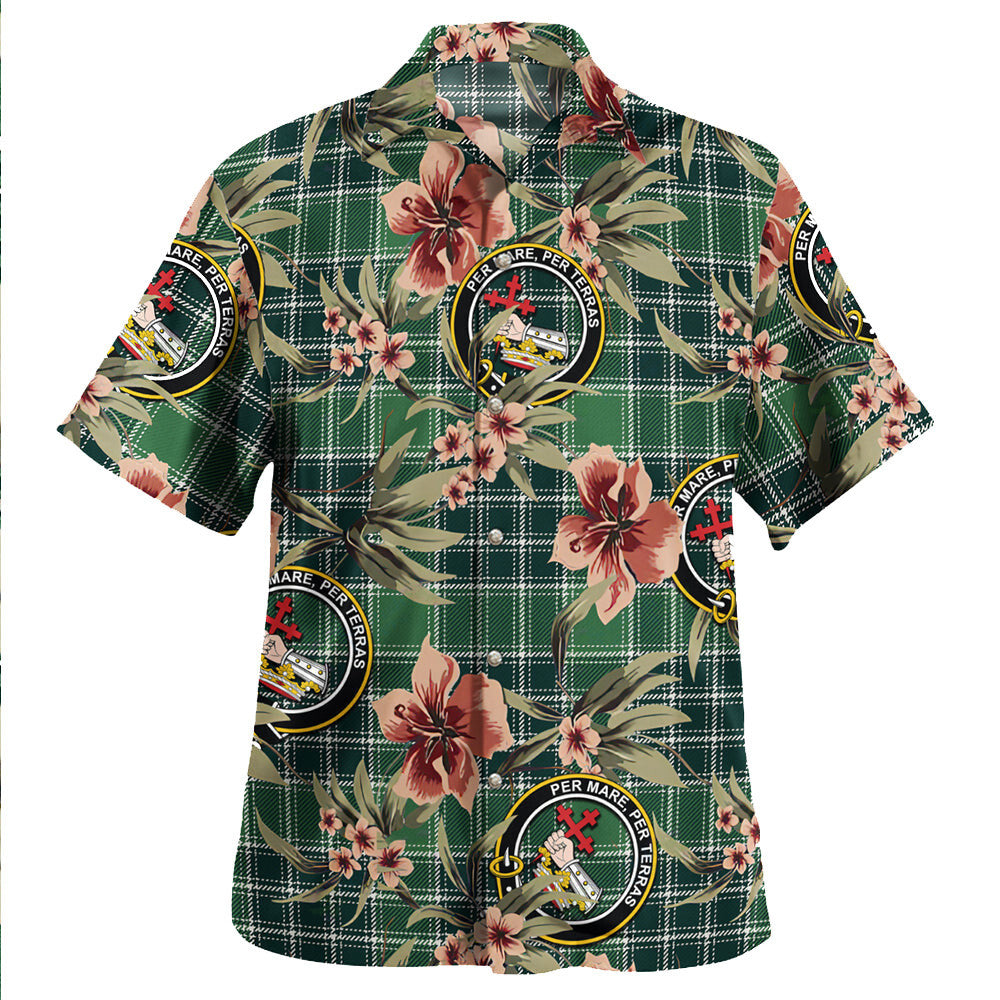 Clan MacDonald Lord of the Isles Hunting Modern Tartan Crest Badge Aloha Hawaiian Shirt Tropical Old Style KN50 MacDonald Lord of the Isles Hunting Modern Tartan Tartan Today   