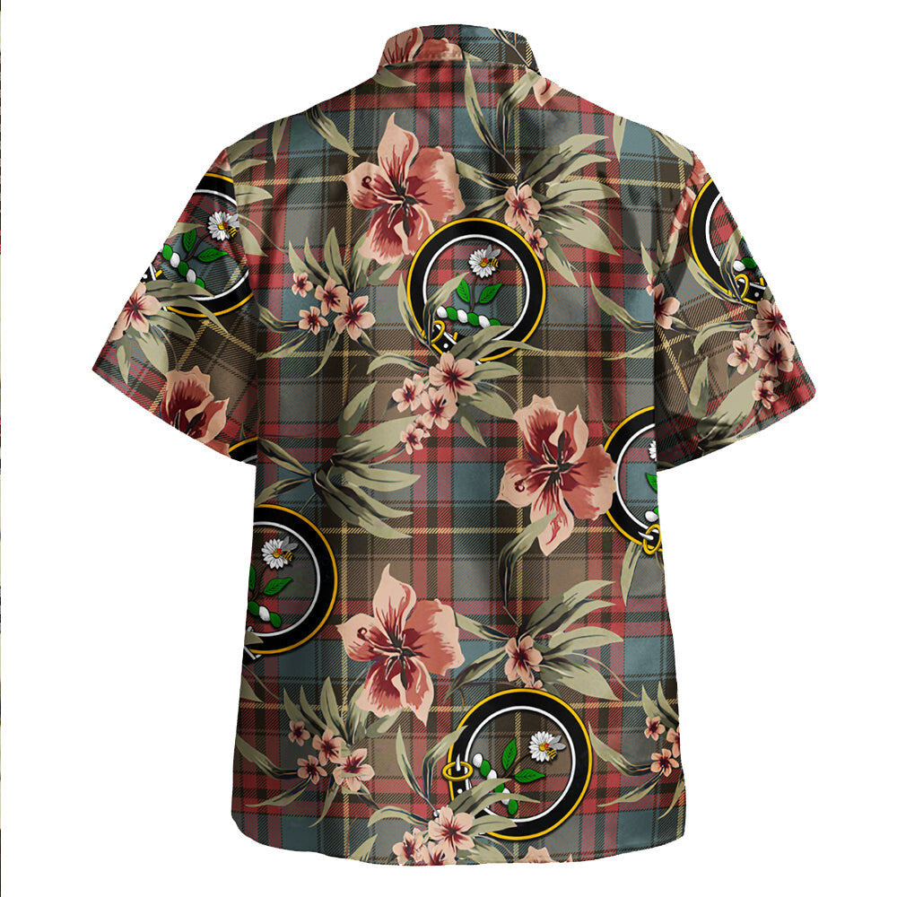 Clan Deas Weathered Tartan Crest Badge Aloha Hawaiian Shirt Tropical Old Style DG33 Deas Weathered Tartan Tartan Today   