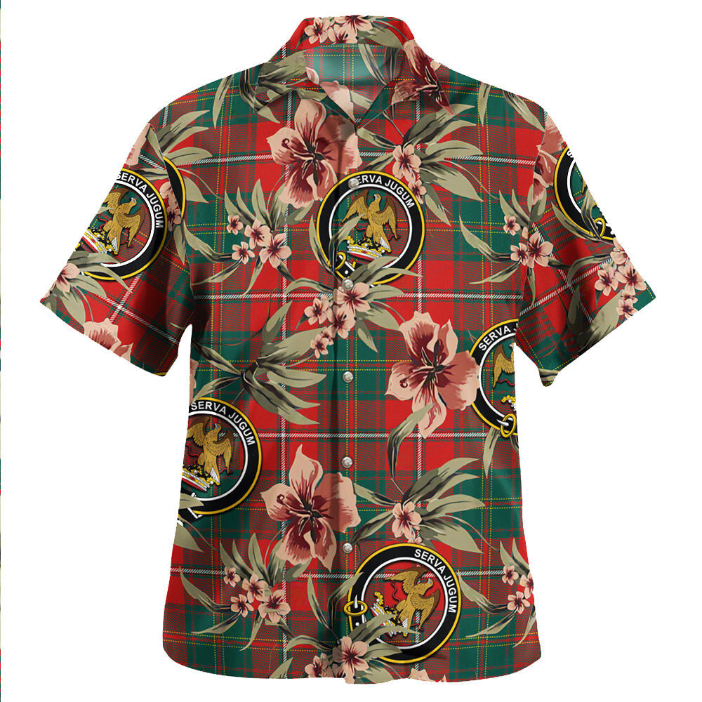 Clan Hay Modern Tartan Crest Badge Aloha Hawaiian Shirt Tropical Old Style FX31 Hay Modern Tartan Tartan Today   
