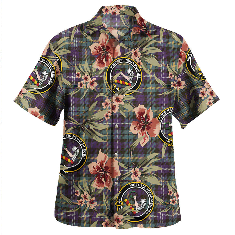 Clan Dyce Weathered Tartan Crest Badge Aloha Hawaiian Shirt Tropical Old Style XH88 Dyce Weathered Tartan Tartan Today   