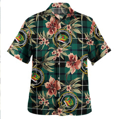 Clan Douglas Modern Tartan Crest Badge Aloha Hawaiian Shirt Tropical Old Style SE62 Douglas Modern Tartan Tartan Today   