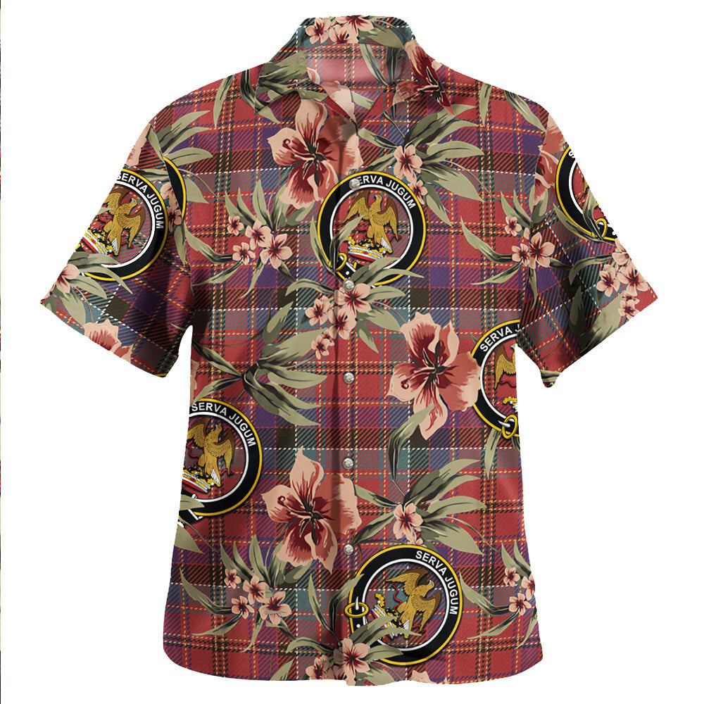 Clan Hay and Leith Weathered Tartan Crest Badge Aloha Hawaiian Shirt Tropical Old Style IA96 Hay and Leith Weathered Tartan Tartan Today   