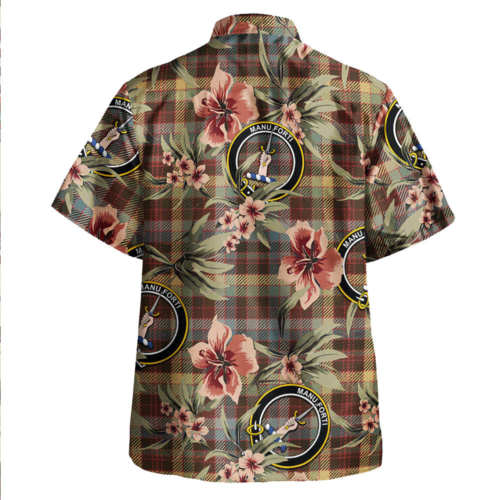 Clan MacKay of Strathnaver Weathered Tartan Crest Badge Aloha Hawaiian Shirt Tropical Old Style IJ51 MacKay of Strathnaver Weathered Tartan Tartan Today   