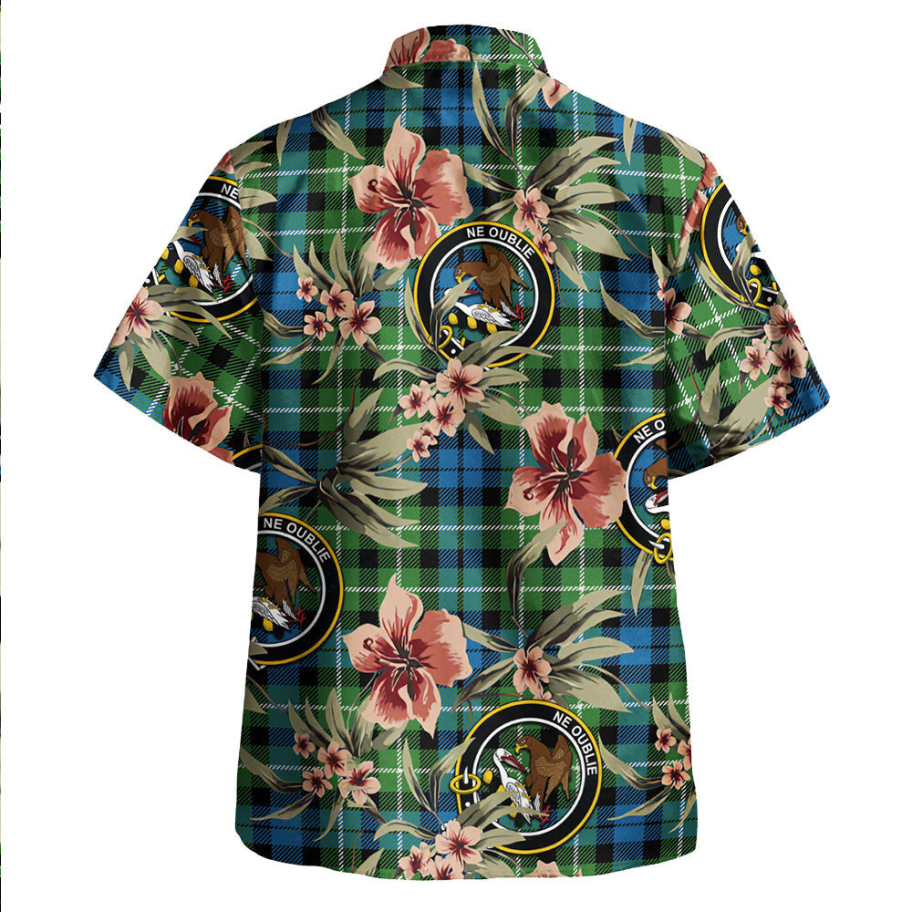 Clan Graham of Montrose Ancient Tartan Crest Badge Aloha Hawaiian Shirt Tropical Old Style UJ96 Graham of Montrose Ancient Tartan Tartan Today   