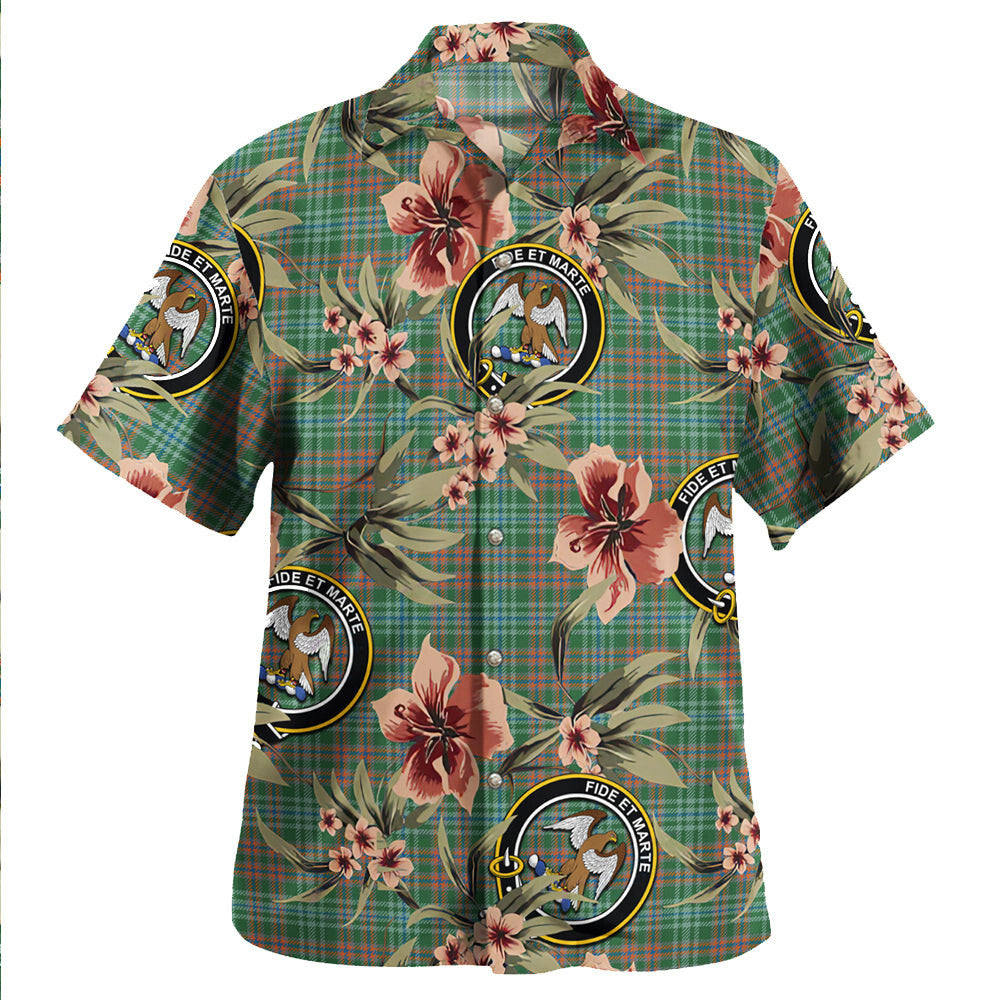 Clan Ralston US Ancient Tartan Crest Badge Aloha Hawaiian Shirt Tropical Old Style GO91 Ralston US Ancient Tartan Tartan Today   