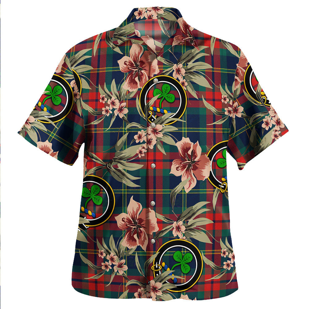 Clan Harvey Modern Tartan Crest Badge Aloha Hawaiian Shirt Tropical Old Style QZ43 Harvey Modern Tartan Tartan Today   